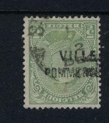 137 Met Naamstempel VILLE-/POMMEROEUL - 1915-1920 Alberto I