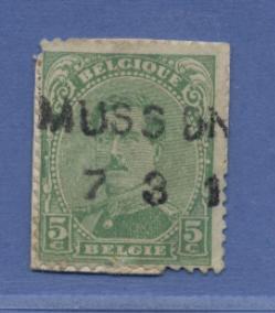 137 (o) Met Naamstempel   MUSSON  (met Datum)   (noodstempel) - 1915-1920 Alberto I