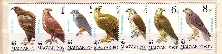 HUNGARY  WWF- EAGLES   7 V.-MNH - Sonstige & Ohne Zuordnung