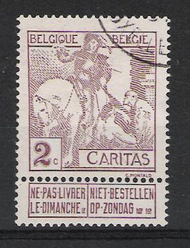 Belgie OCB 85 (0) - 1910-1911 Caritas