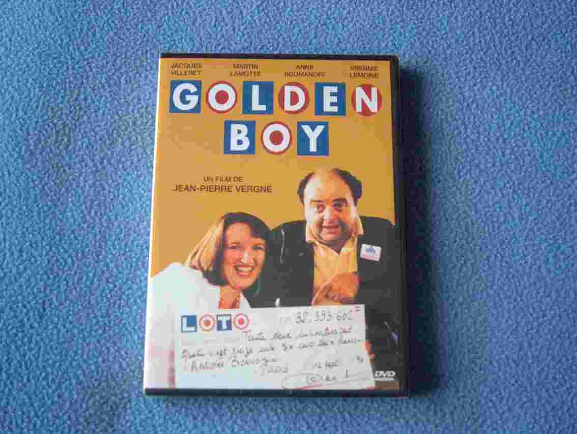 DVD ´Golden Boy´ De Jean-Pierre Vergne - Neuf - Avec Jacques Villeret, Martin Lamotte, Anne Roumanoff Et Virgine Lemoine - Autres & Non Classés