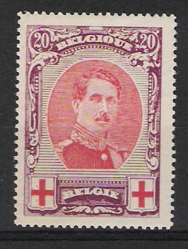 Belgie OCB 134 (*) - 1914-1915 Croce Rossa