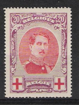 Belgie OCB 134 (*) - 1914-1915 Cruz Roja