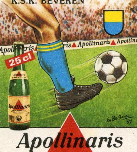 APOLLINARIS -  Natural Sparkling   Mineral Water - R. Charleroi S.C. - K.S.K. Beveren - R. Antwerp F.C. - Other & Unclassified