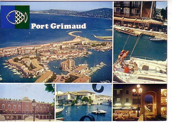 CARTE POSTALE DE PORT GRIMAUD - PLUSIEURS VUES - Port Grimaud
