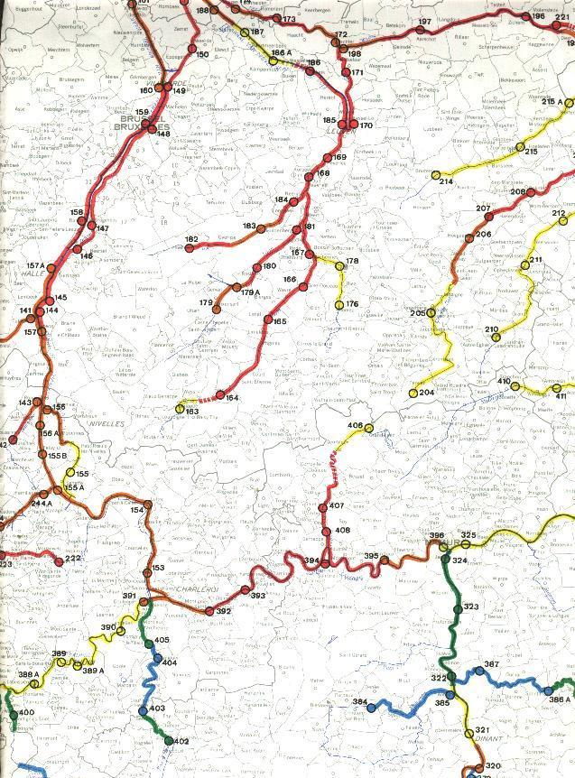 Belgique : Carte De La Qualité Biologique Des Cours D'eau - Otros & Sin Clasificación