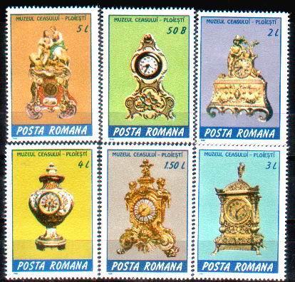 Romania 1988 Mint Stamps Watches,complet Set,MNH. - Relojería