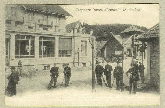 FRONTIERE FRANCO-ALLEMANDE (SCHLUCHT) - Douane