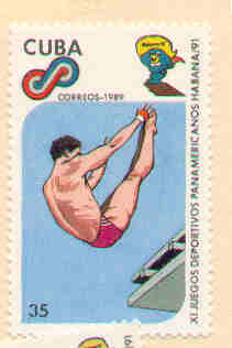 Plongeon Cuba 1989 Neuf ** - Swimming