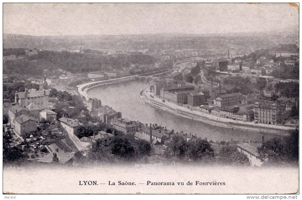 LYON 9 - La Saône. Panorama Vu De Fourvières - Lyon 9