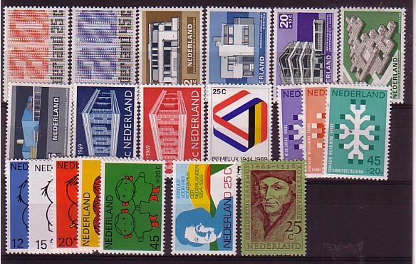 PAYS BAS - Année 1969* (886/905) Cote 23,50 Euros Depart à 10% - Unused Stamps