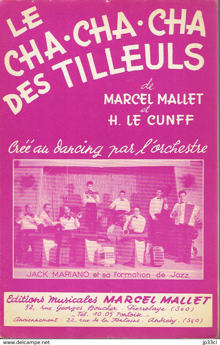 Le Cha Cha Des Tilleuls + Chuquicamata (Marcel Mallet, H. Le Cunff, Leo Freitas) Ed. Mallet, Pontoise, 1960 - Autres & Non Classés