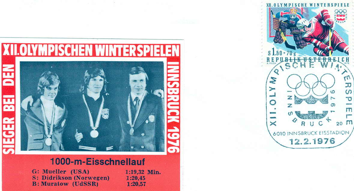 AUTRICHE 1976 J O INNSBRUCK - Winter 1976: Innsbruck