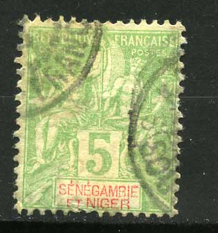 Sénégambie Et Niger N°4 Obl - Used Stamps