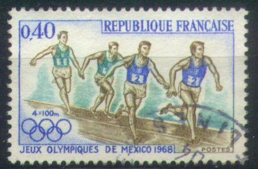 #2356 - France/JO Mexico Yvert 1573 Obl - Ete 1968: Mexico