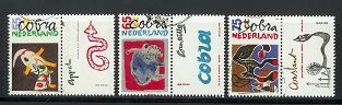 Nederland 1988 Moderne Kunst Zegels Gebruikt 1408-1410 # 1286 - Gebruikt