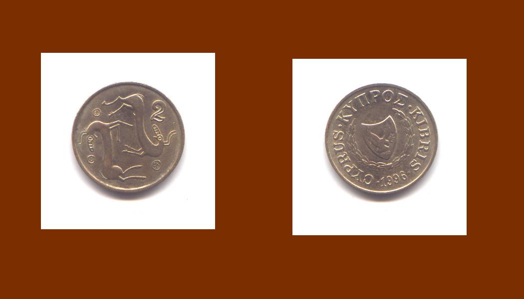 2 CENTS 1996 - Chypre