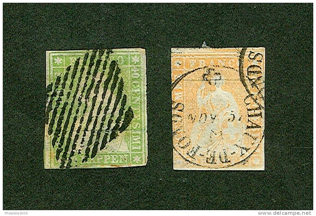 Lot Timbres Suisses Postes Fédérales N° 2    Bradé !!! - Used Stamps