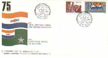 REPUBLIC OF SOUTH AFRICA 1987 Enveloppe Defence Force Mint # 1525 - Militaria