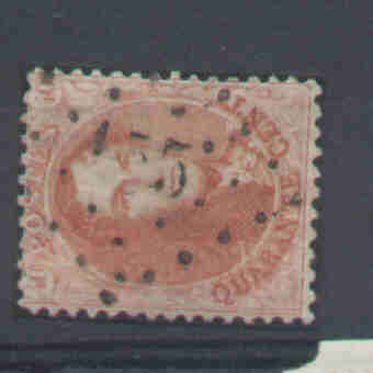 N° 16a LP 155 GRAMMONT NIPA + 450 **TB** - 1863-1864 Medaglioni (13/16)