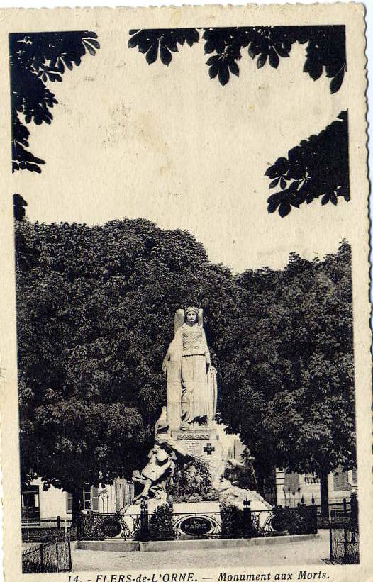 FLERS DE L´ORNE- 1938- Monument Aux Morts N°14 Par L´ABEILLE - Flers