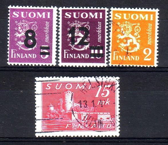 FINLANDE - 4 Timbres* A 10cts Le Timbre - Neufs