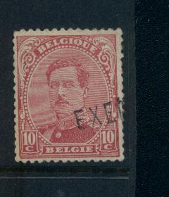 138   Met Naamstempel  EXEL  (noodstempel) - 1915-1920 Alberto I