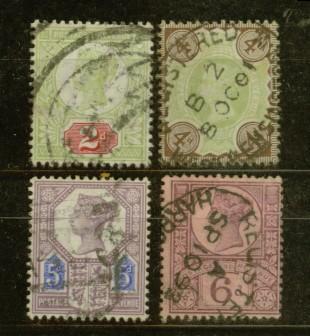 GRANDE BRETAGNE Nº 94,97,99,100, Obl. - Used Stamps