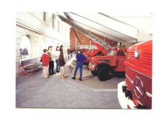 Cpm Musee Des Pompiers De Fulda En Allemagne - Firemen