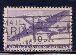 USA, Airmail Yvert No 28 - 2a. 1941-1960 Usados