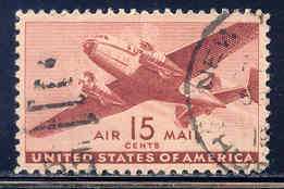 USA, Airmail Yvert No 29 - 2a. 1941-1960 Usados