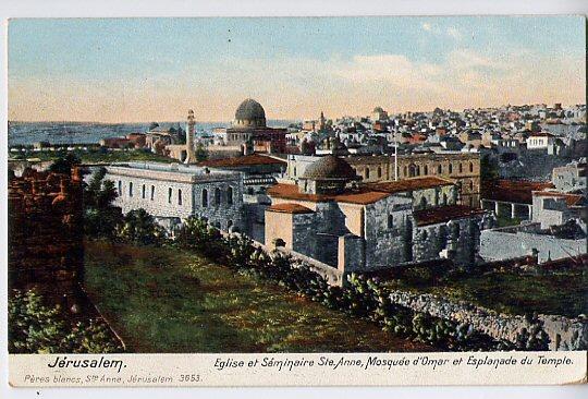 Jérusalem, Eglise Et Séminaire Ste Anne, Vers 1900 - Palästina