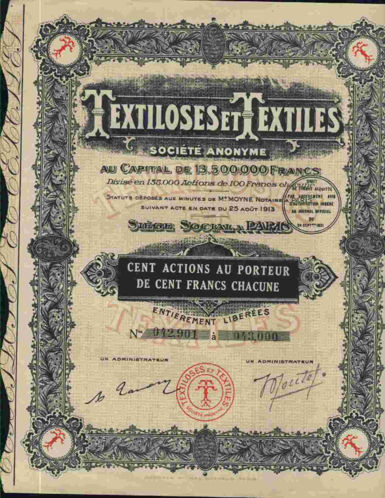 TEXTILOSES ET TEXTILES  § - Tessili