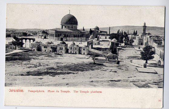 Jérusalem Temeplplatz Place Du Temple, Vers 1900 - Palestine