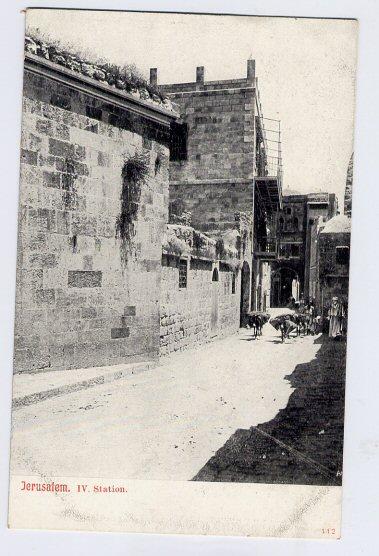 Jérusalem IV Station Vers 1900 - Palestine