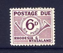 British  Rhodesia And Nyassaland  J 4   * - Rhodesia & Nyasaland (1954-1963)