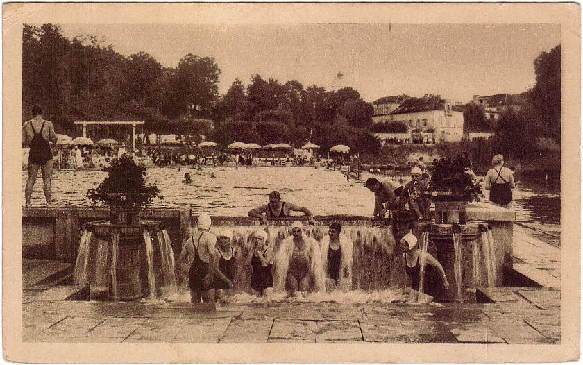 Les Douches Fleuries.Edt.de CP Illustrées De La Plage De L'Isle Adam.N°2(Docu 0827) - L'Isle Adam