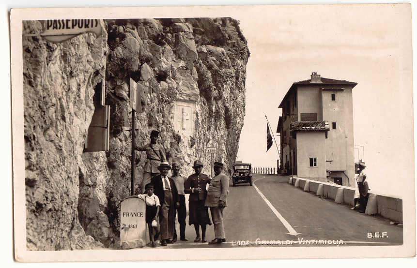 490 - FRANCE-ITALIE  -  Grimaldi Vintimiglia - Dogana