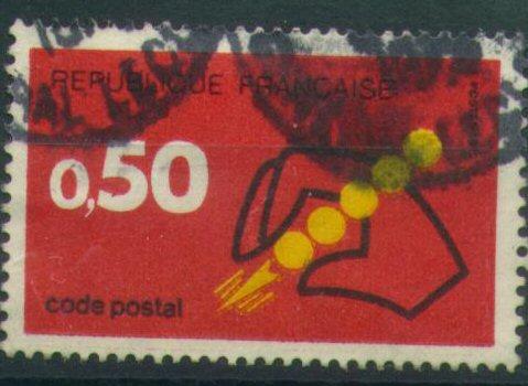 #2595 - France/Code Postal Yvert 1720 Obl - Postleitzahl
