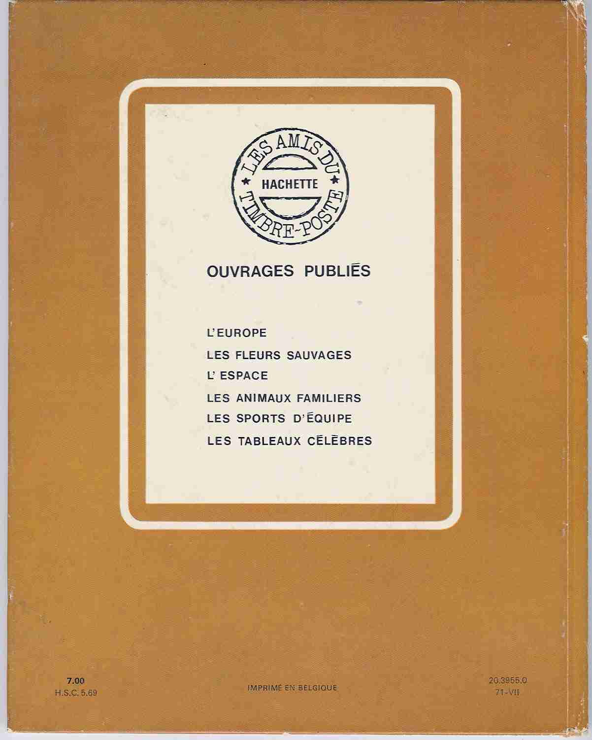 A La Decouverte Des Animaux Par Le Timbre Hachette 1971 Permet Le Classement De Timbre - Altri & Non Classificati