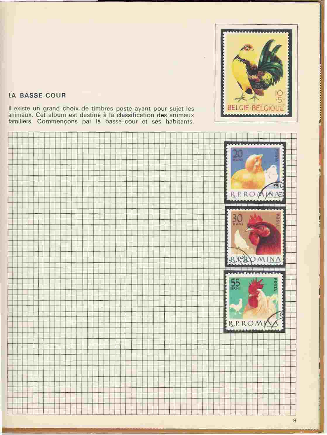 A La Decouverte Des Animaux Par Le Timbre Hachette 1971 Permet Le Classement De Timbre - Altri & Non Classificati