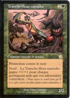 Tranche-fleau Nantuko     Tourment - Cartes Vertes