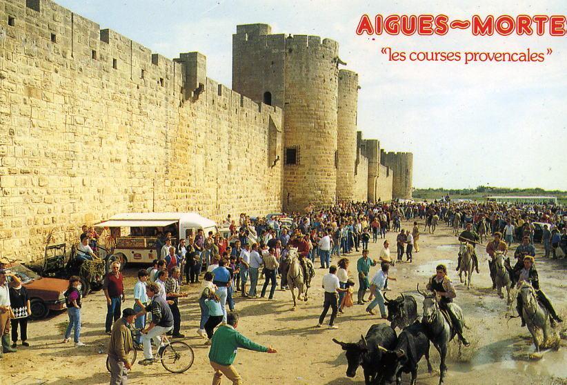 AIGUES-MORTES   -  Les Grands Sites De Provence   -   La Course Provençale - Aigues-Mortes