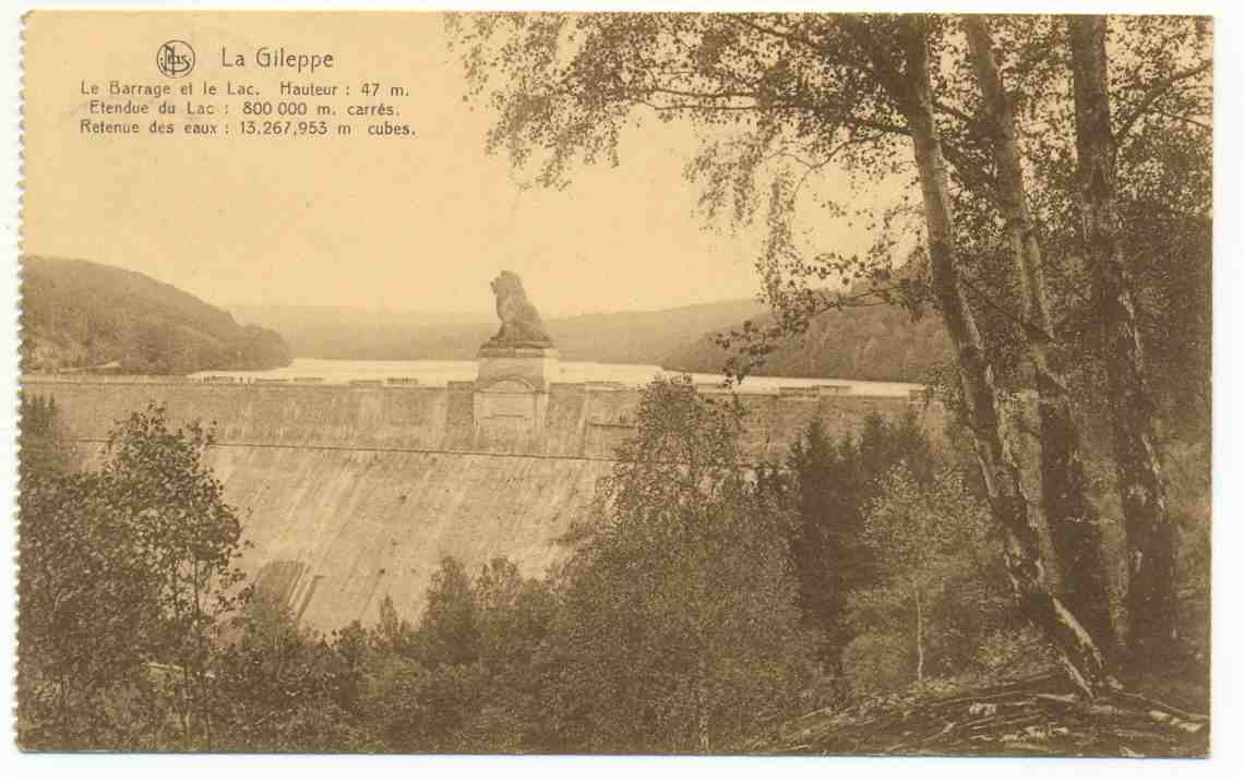 Gileppe , 1927,  Ocb Nr 193 , Stempel  Zie Scans NELS - Gileppe (Dam)