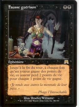 Fausse Guerison     Carnage - Black Cards