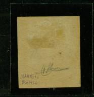 FRANCE Nº 3 C * Noir Sur Chamois Fonce Bord De Feuille Signe Piece De Grand Luxe - 1849-1850 Ceres