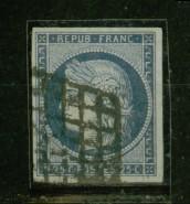 FRANCE Nº 4 A Obl. Jolie Piece - 1849-1850 Cérès