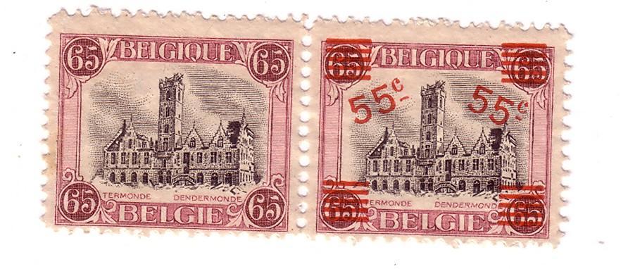 BELGIQUE  Lot 3 En (*) N° 188 Cote 5 € - Usados