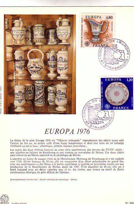 ENCART EUROPA 76 - 1976