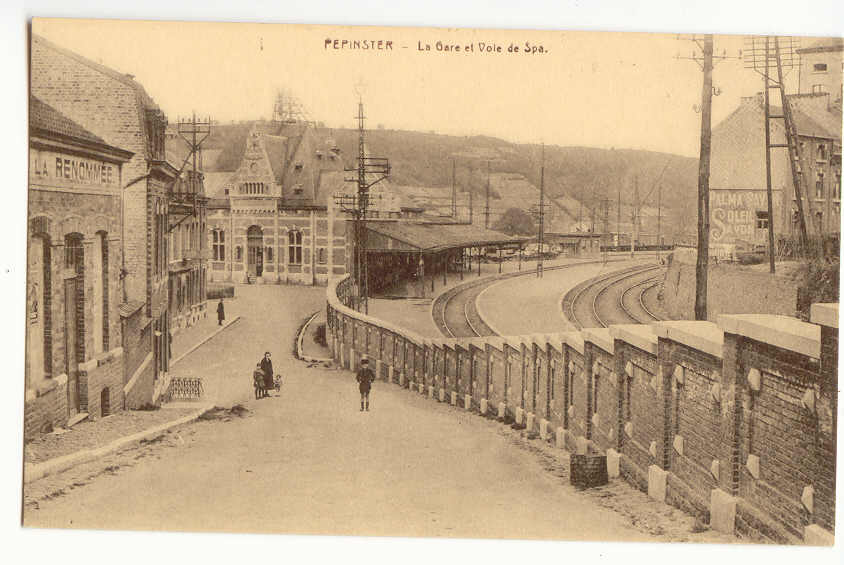 Lg58-7 - PEPINSTER - La Gare  Et Voie De Spa - Pepinster